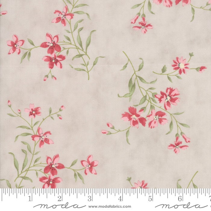 Rue 1800 Dove Red Flowers