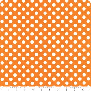 KimberBell Basics Orange Dots
