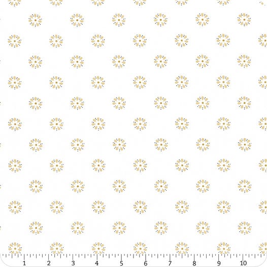 Mix It Up Off White Tan Large Dots