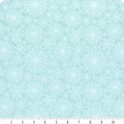 Peppermint Parlor Snowflakes Teal