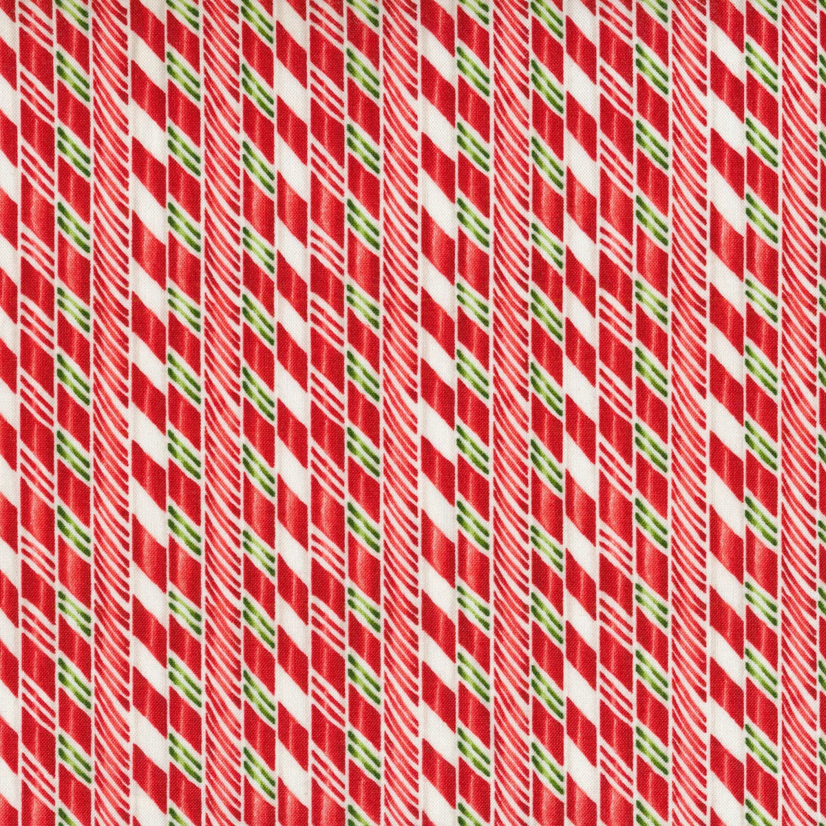 Peppermint Candy White Multi Candy Stripe