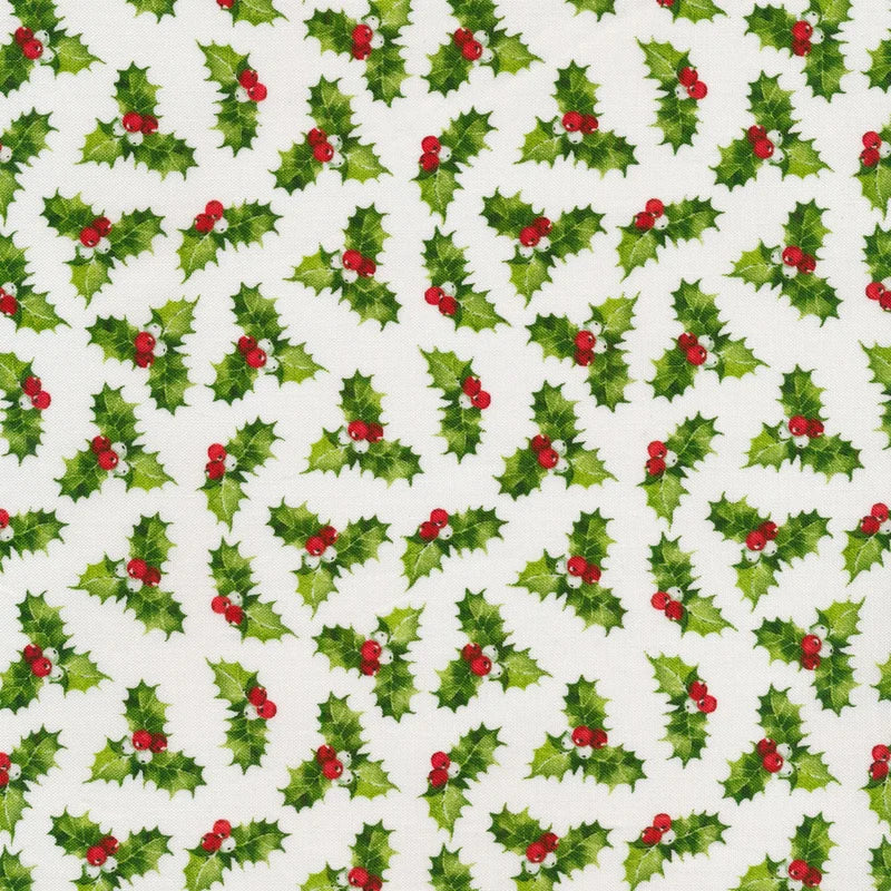 Peppermint Candy White Multi Holly