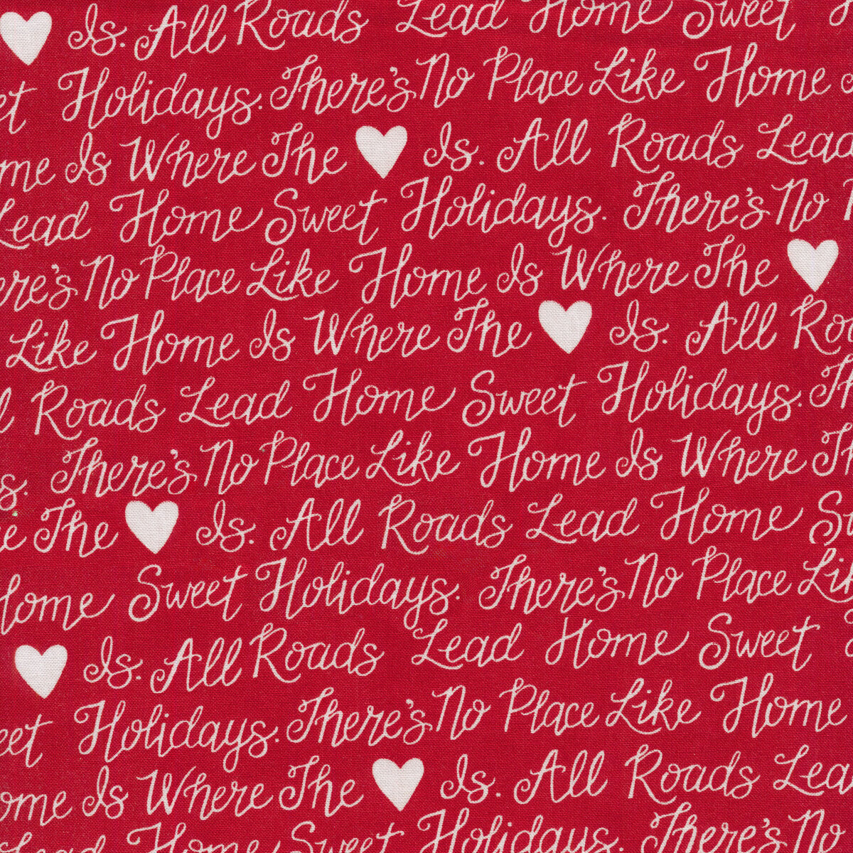 Holidays At Home Berry Red Words