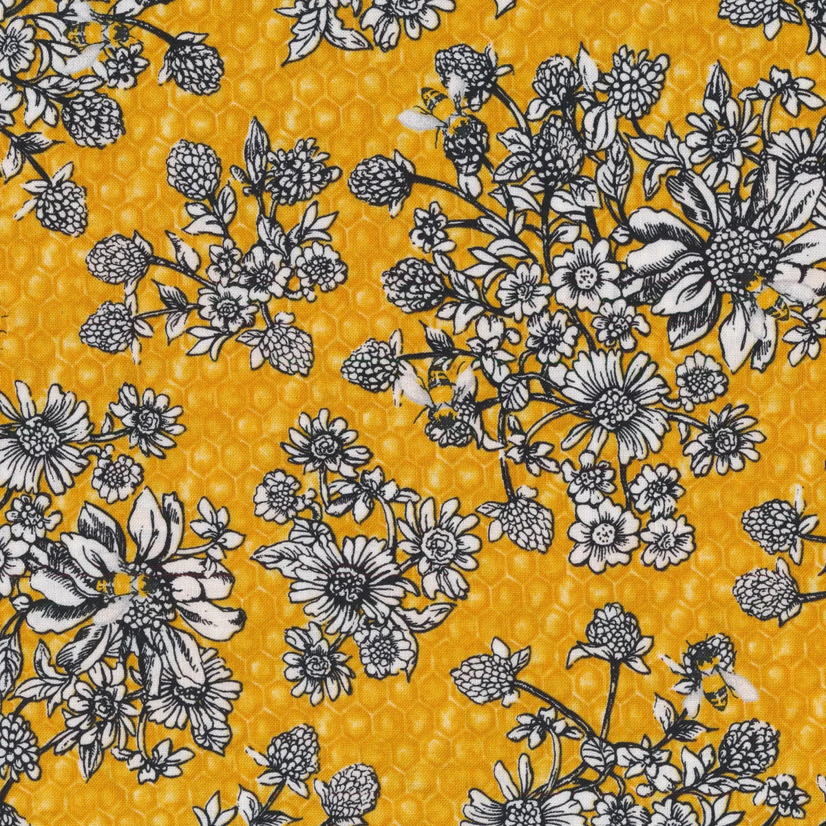 Show Me the Honey Floral Yellow